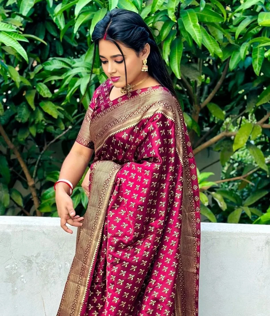 Japani Silk Sharee with Blouse Piece