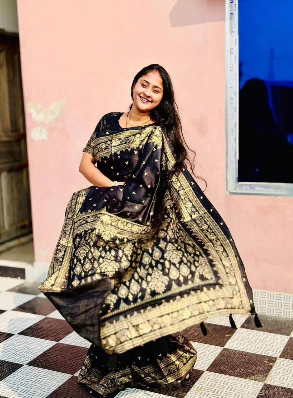 Japani Silk Sharee with Blouse Piece