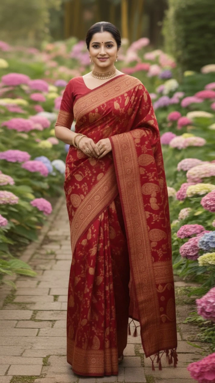 Japani Silk Sharee with Blouse Piece