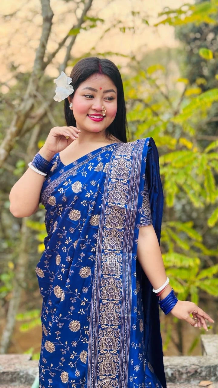 Japani Silk Sharee with Blouse Piece