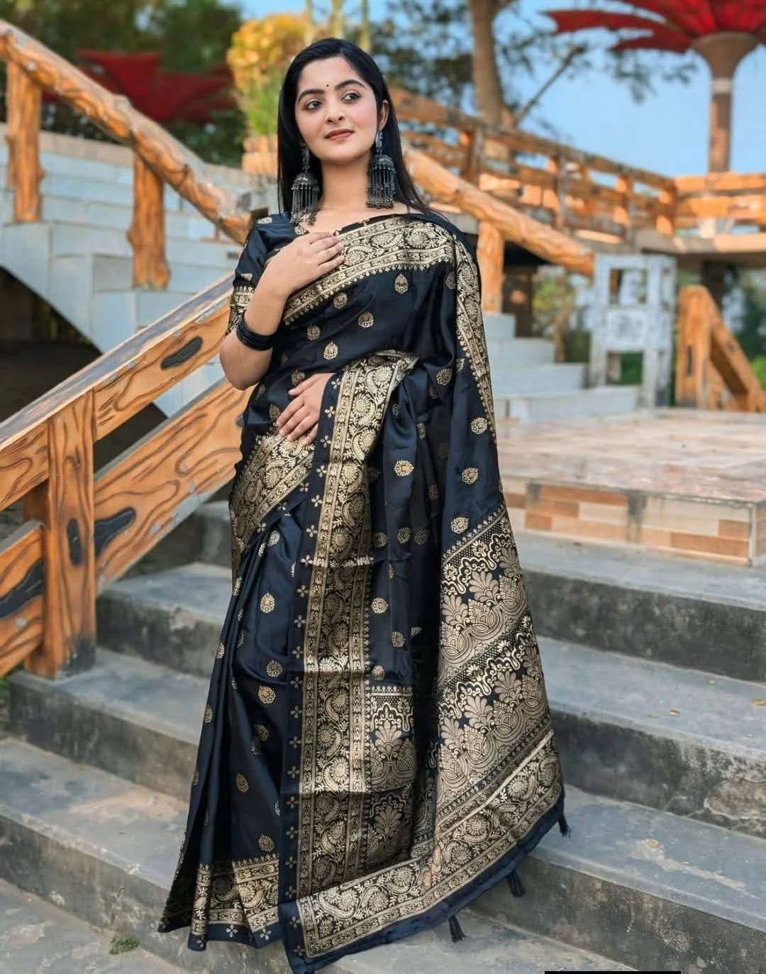 Japani Silk Sharee with Blouse Piece