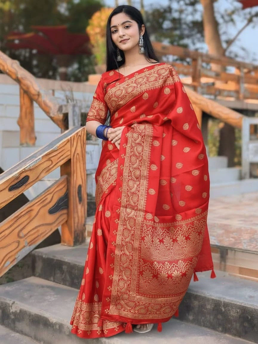 Japani Silk Sharee with Blouse Piece