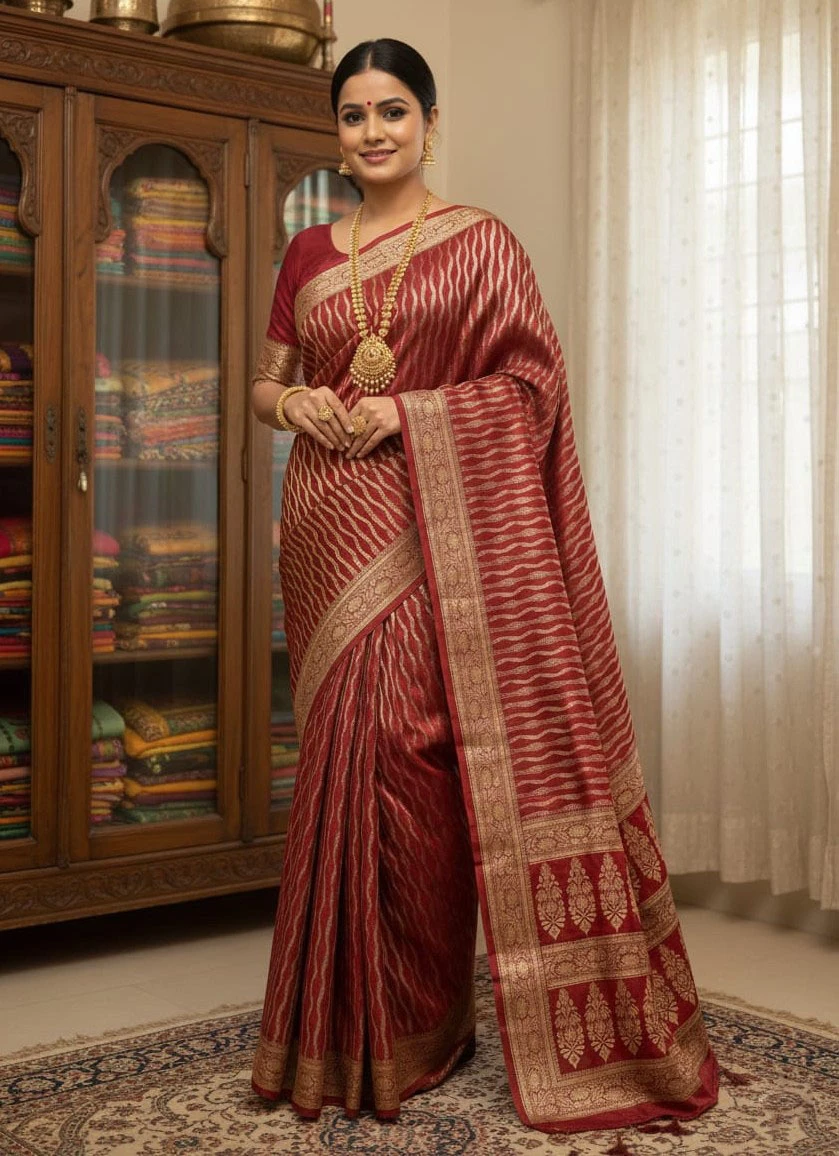 Japani Silk Sharee with Blouse Piece