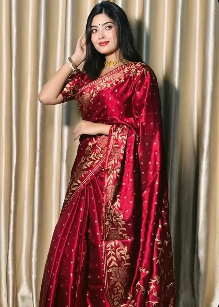 Japani Silk Sharee with Blouse Piece