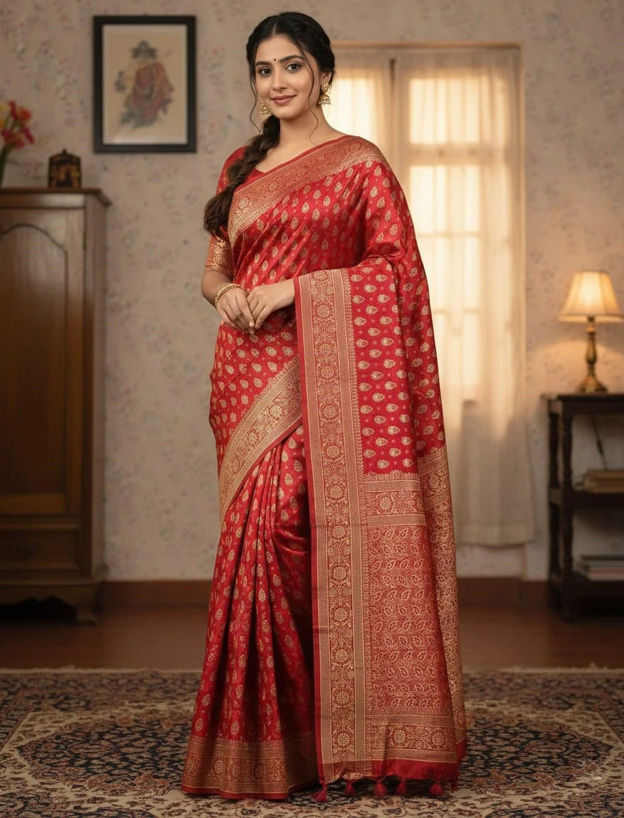 Japani Silk Sharee with Blouse Piece