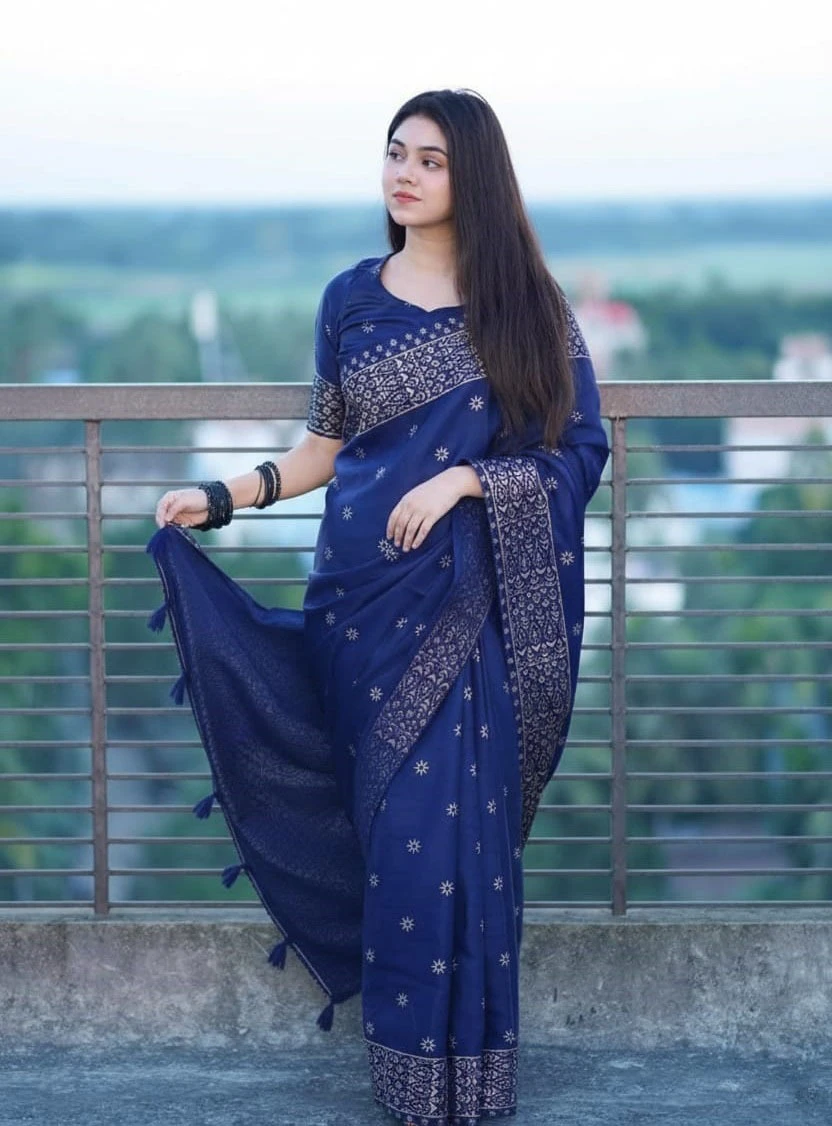 Japani Silk Sharee with Blouse Piece