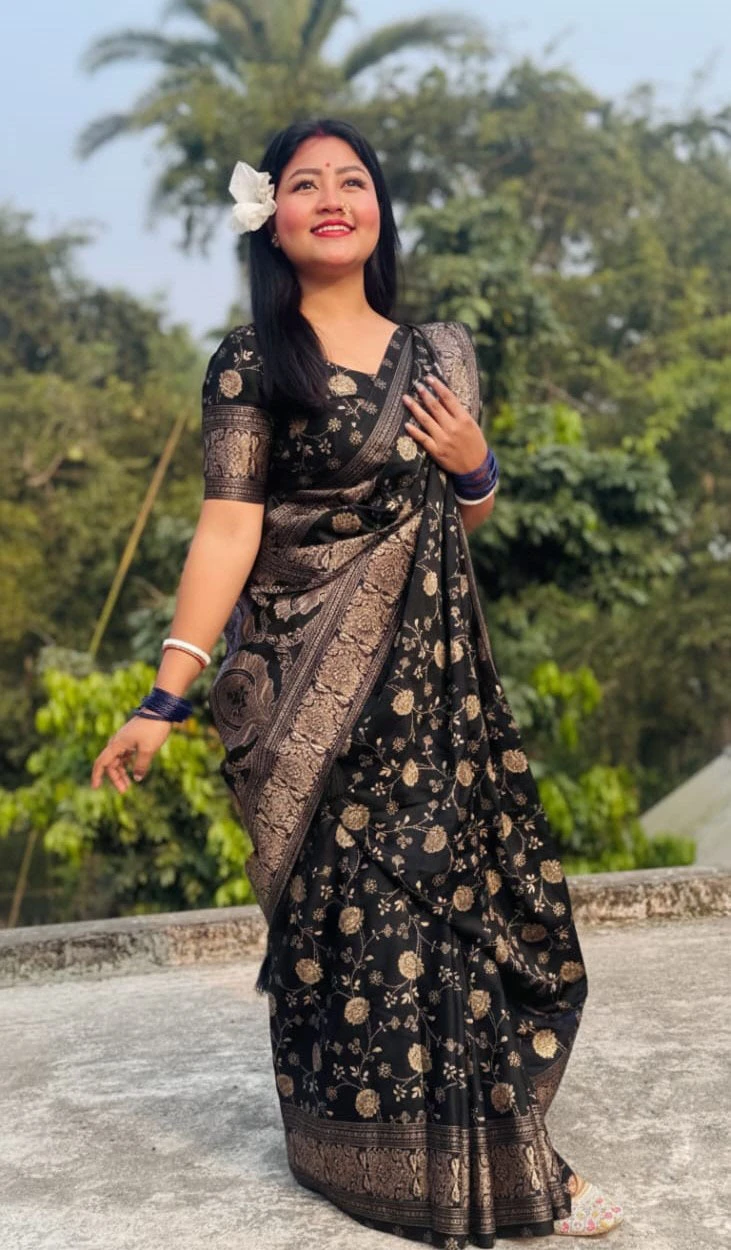 Japani Silk Sharee with Blouse Piece