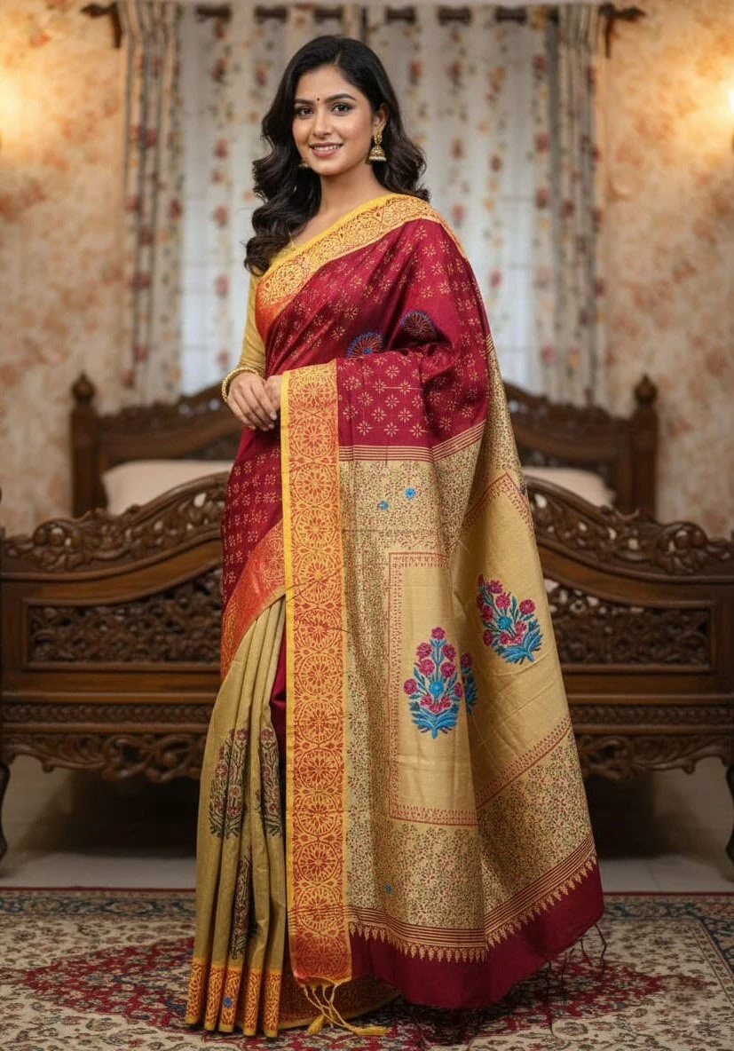 Premium Dhupiyan Silk Sharee