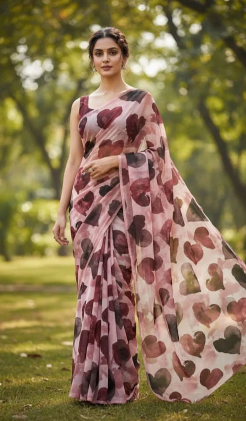 Classic Georgette Sharee