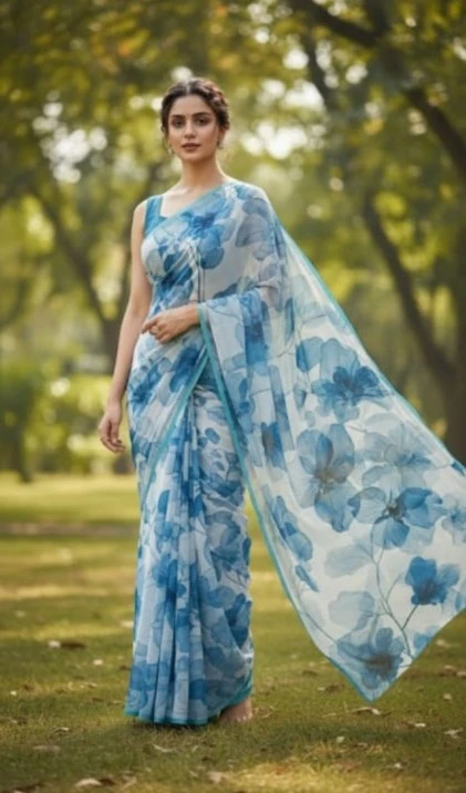 Classic Georgette Sharee