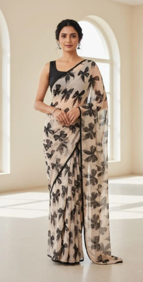 Classic Georgette Sharee