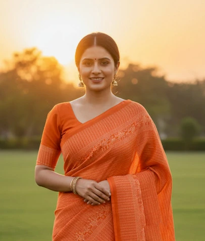 Cotton Sharee with Blouse Piece