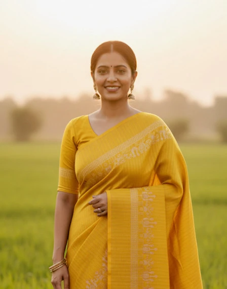 Cotton Sharee with Blouse Piece