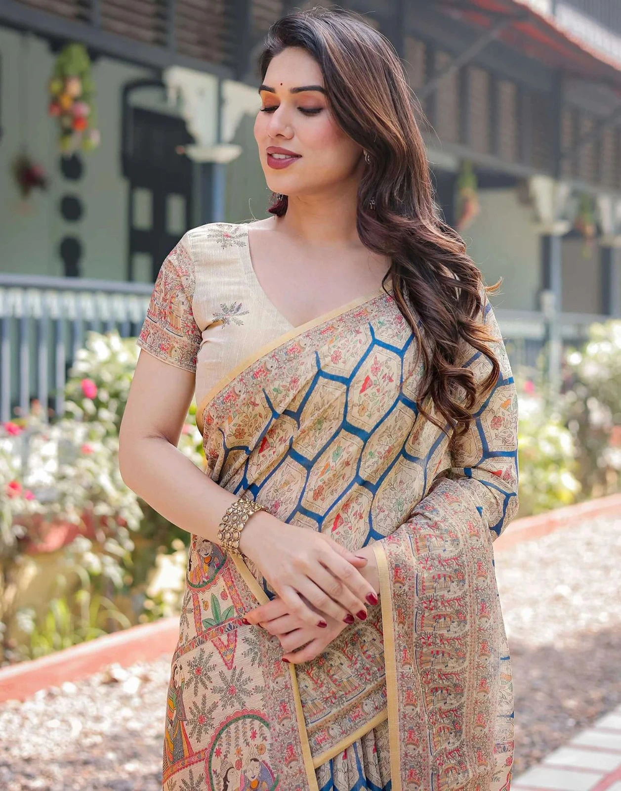 Chanduri Silk Sharee