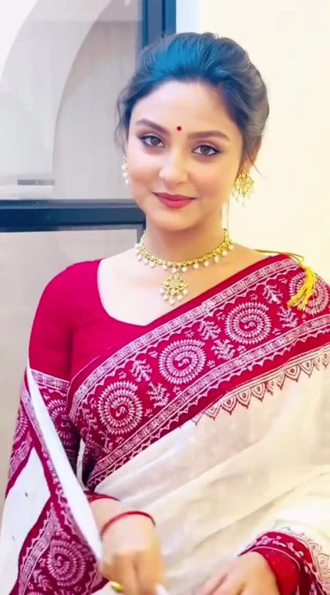 Skin Print Half Silk Sharee with Blouse Piece