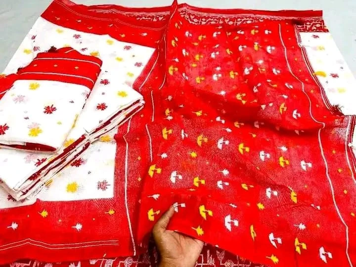 Half silk screen print sharee