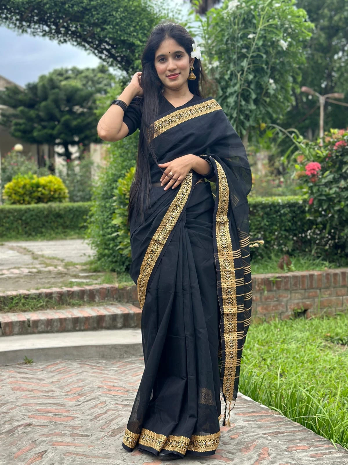 Half Silk Nokshi pair sharee