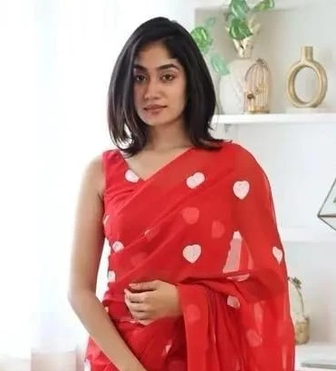 Premium Jorjet Embroidery Sharee