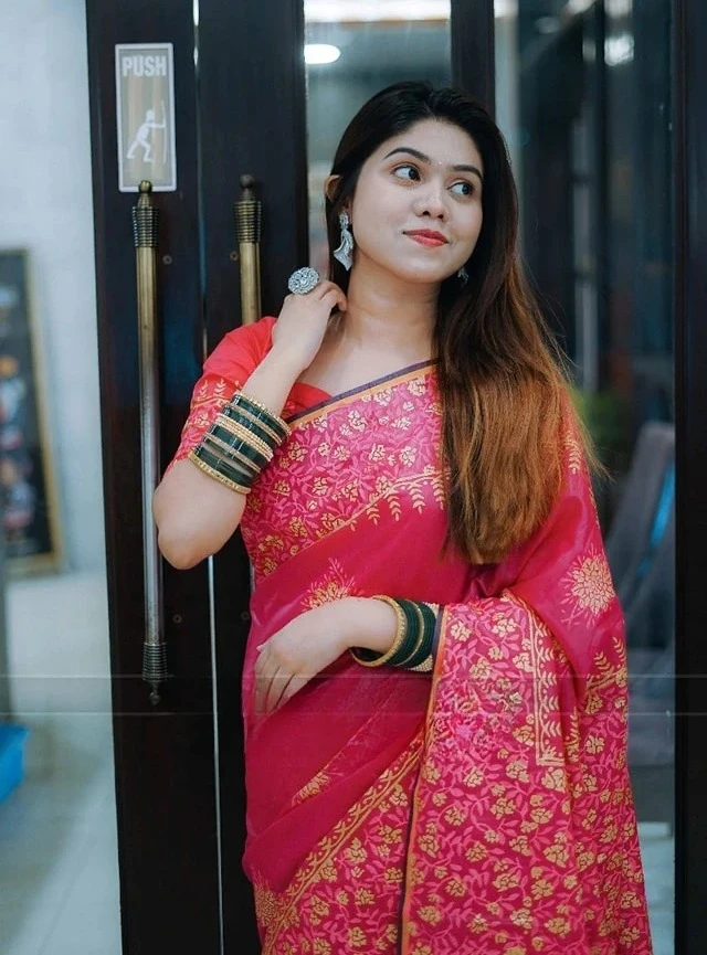 Kubari Silk Saree (With Blouse piece )